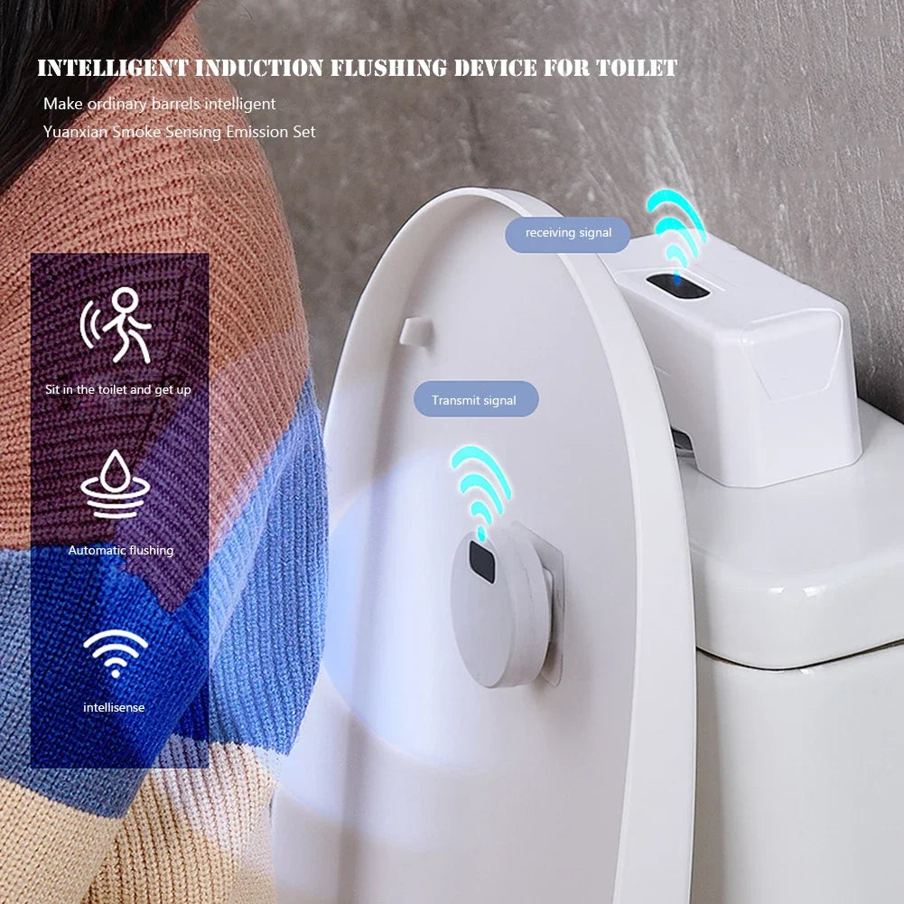 Automatic Toilet Flush Button Induction